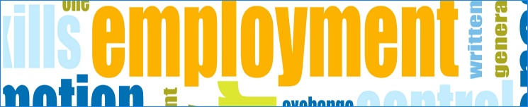 Employment Words Collage